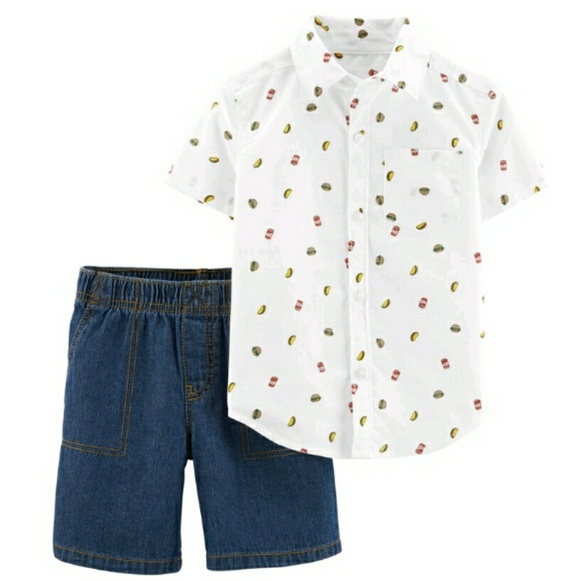 Carter's Other - Carters Taco & Burger 2 piece outfit